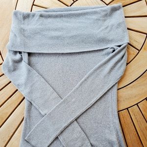 Ann Taylor, off shoulder long sleeve top,